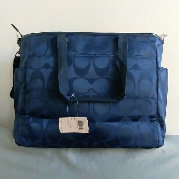 LAST ONE! Coach Nylon Diaper Bag changing pad baby - Picture 4 of 6